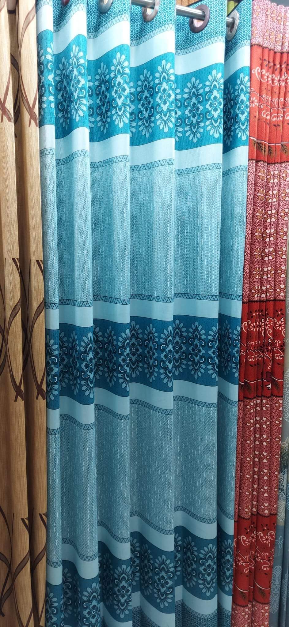 হোমটেক্স পর্দা ব্লু কালার কোড ১১৫
