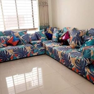 তুর্কি প্রিন্ট সোফা 3+2+1+1 সিট কোড 379