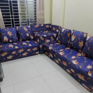 তুর্কি প্রিন্ট সোফা 2+2+1+1 সিট কোড 374