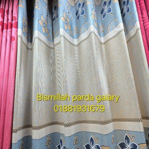 হোমটেক্স পর্দা আকাশি কালার কোড ১৮৪